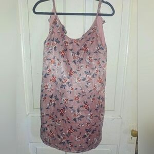 NWOT Honey Belle Pink Floral Strappy Mini Shift Dress Size Small